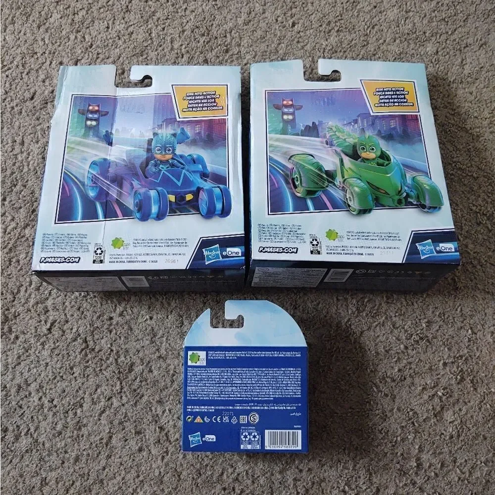 PJMasks Toy Bundle Cat Car/Gekko Mobile/Newton Star & An Yu BRAND NEW SEALED